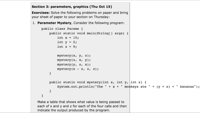 Solved Solve the following problems on paper and bring your | Chegg.com