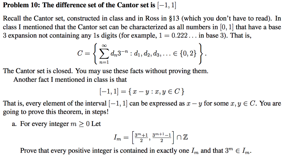 solved-problem-10-the-difference-set-of-the-cantor-set-is-chegg