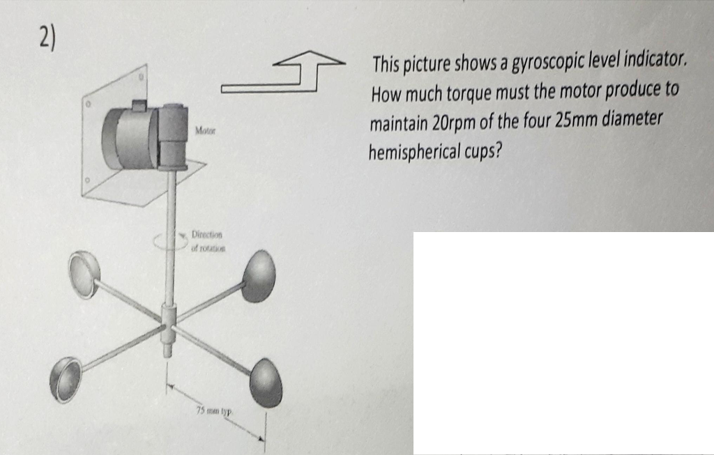 Solved 2) This picture shows a gyroscopic level indicator.