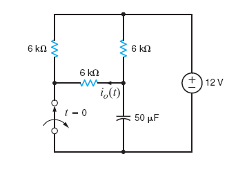 Solved Use the step-by-step method to find i0(70 ms) in the | Chegg.com