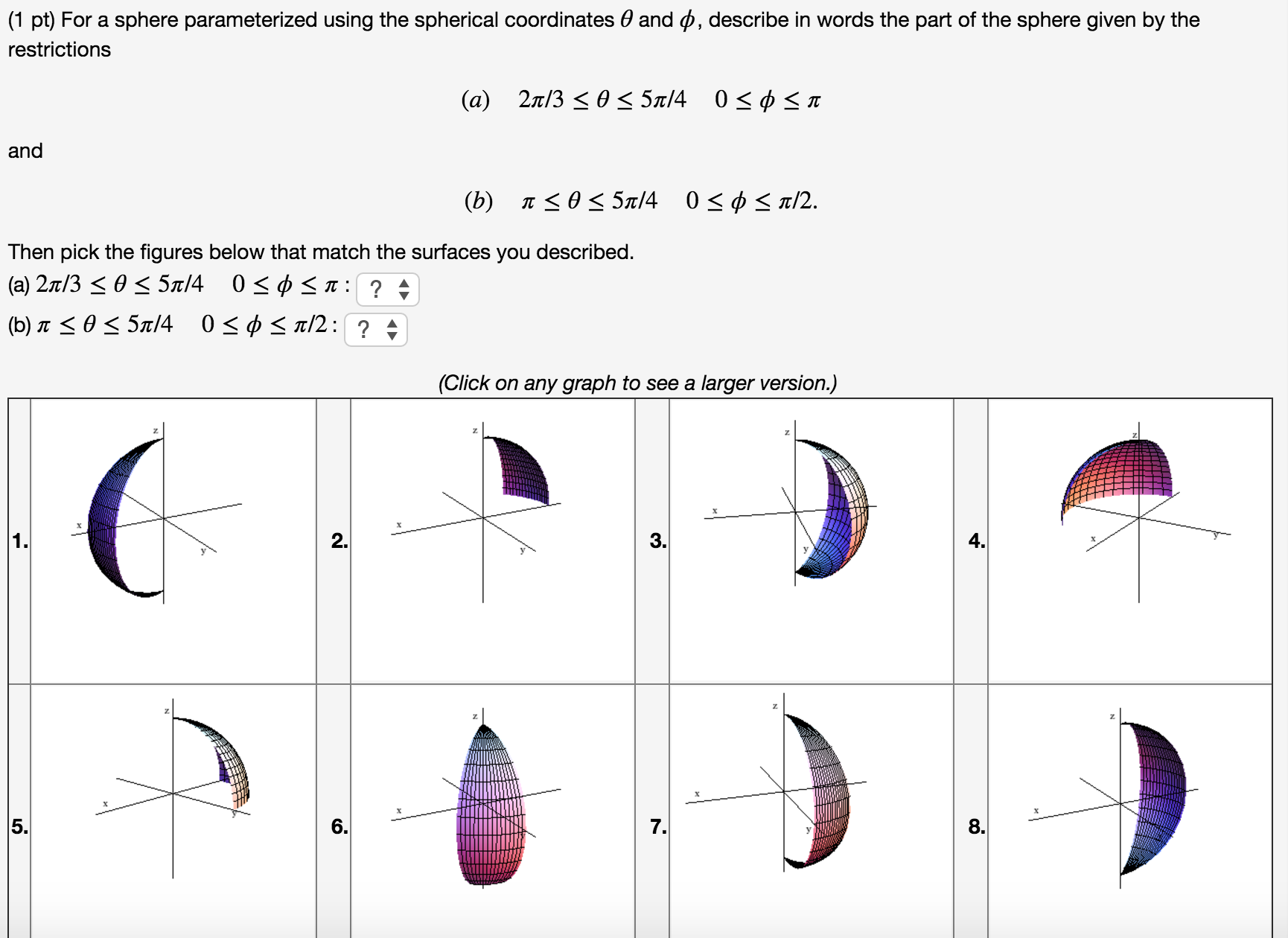 Solved For a sphere parameterized using the spherical | Chegg.com