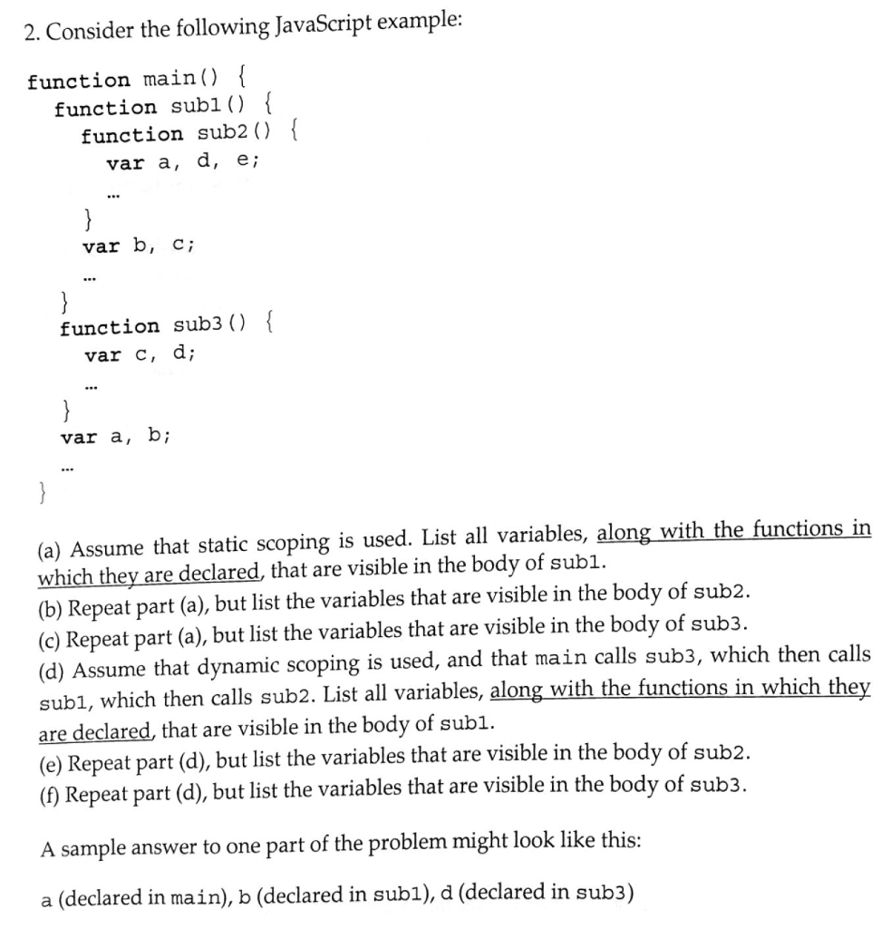 solved-2-consider-the-following-javascript-example-chegg