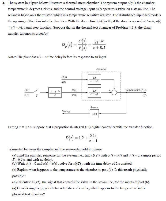 Solved The system in Figure below illustrates a thermal | Chegg.com