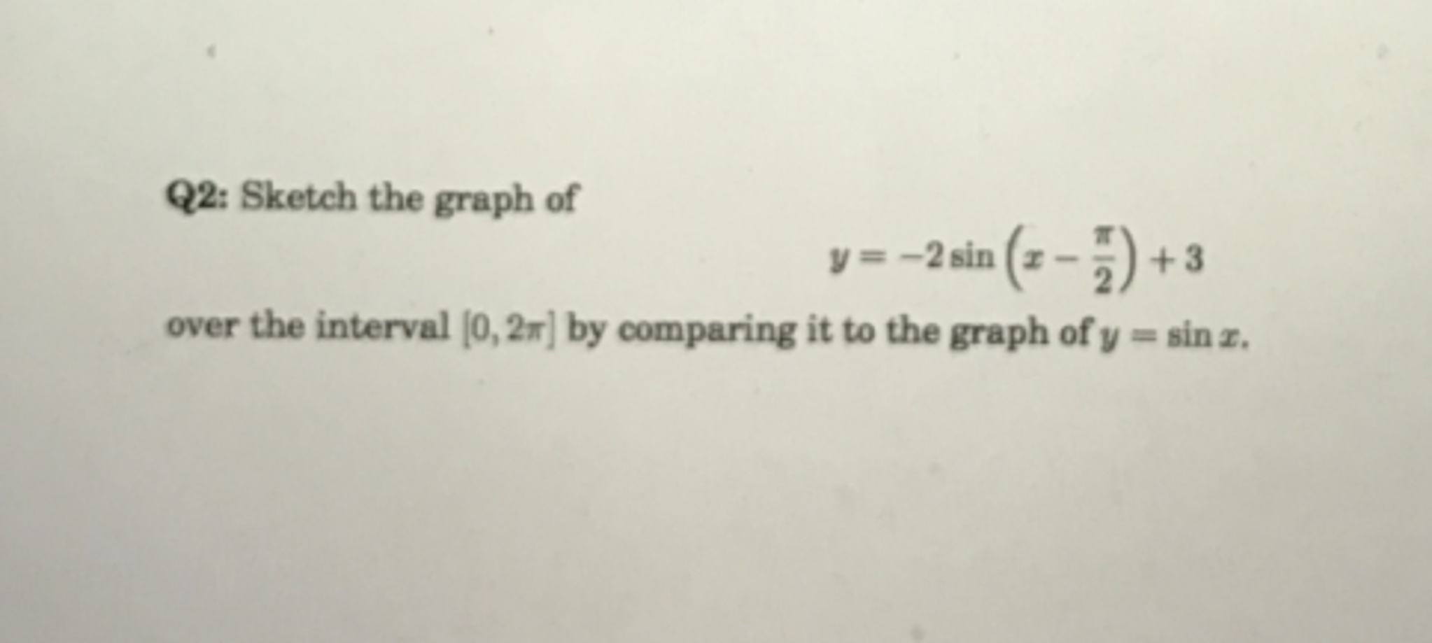 solved-sketch-the-graph-of-y-2-sin-x-pi-2-3-over-chegg