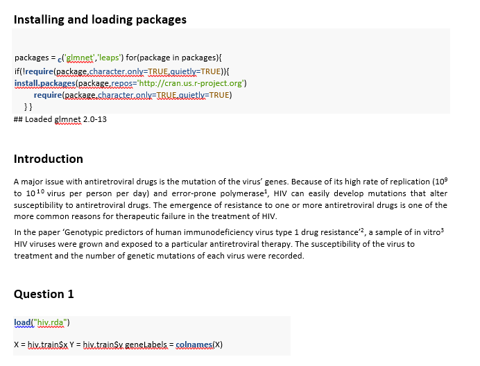 Installing And Loading Packages Packages | Chegg.com