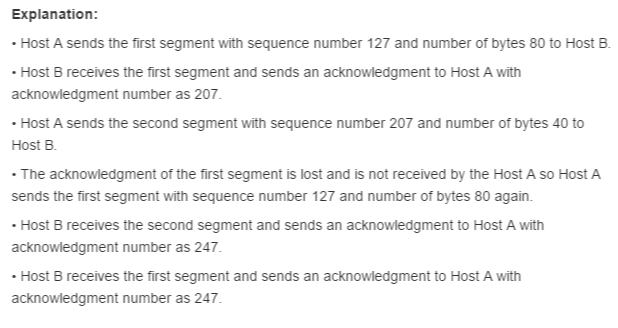 Solved P27. Host A and B are communicating over a TCP | Chegg.com