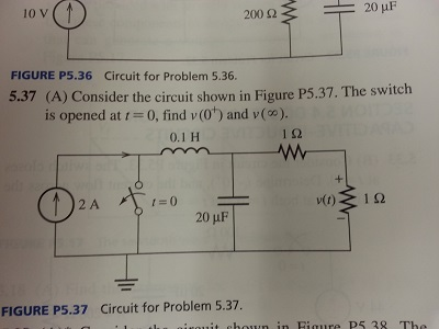 Solved Circuit for Problem 5.36. Consider the circuit shown | Chegg.com