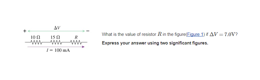 Solved What Is The Value Of Resistor R In The Figure Figure Chegg