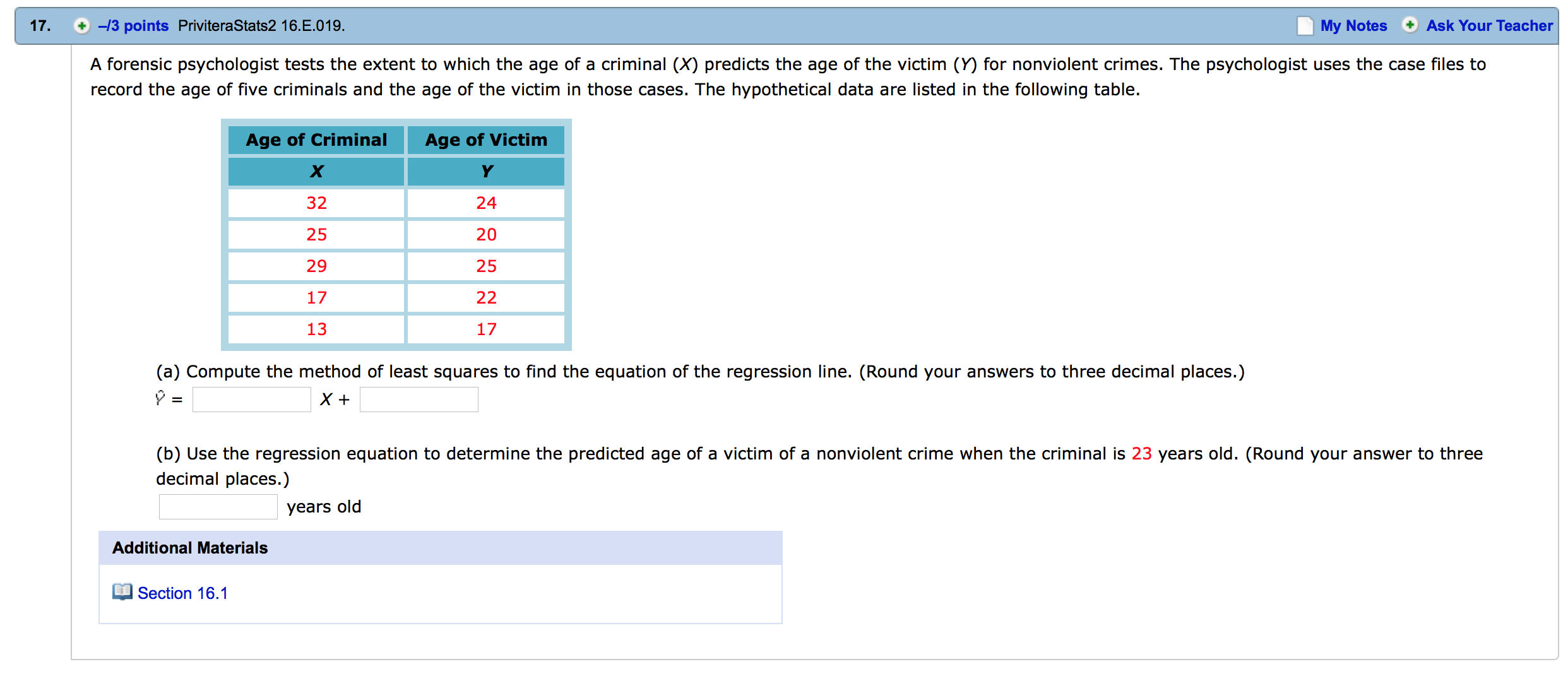 Solved A forensic psychologist tests the extent to which the