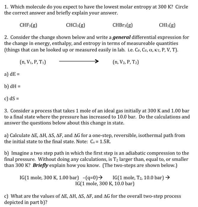 solved-which-molecule-do-you-expect-to-have-the-lowest-molar-chegg