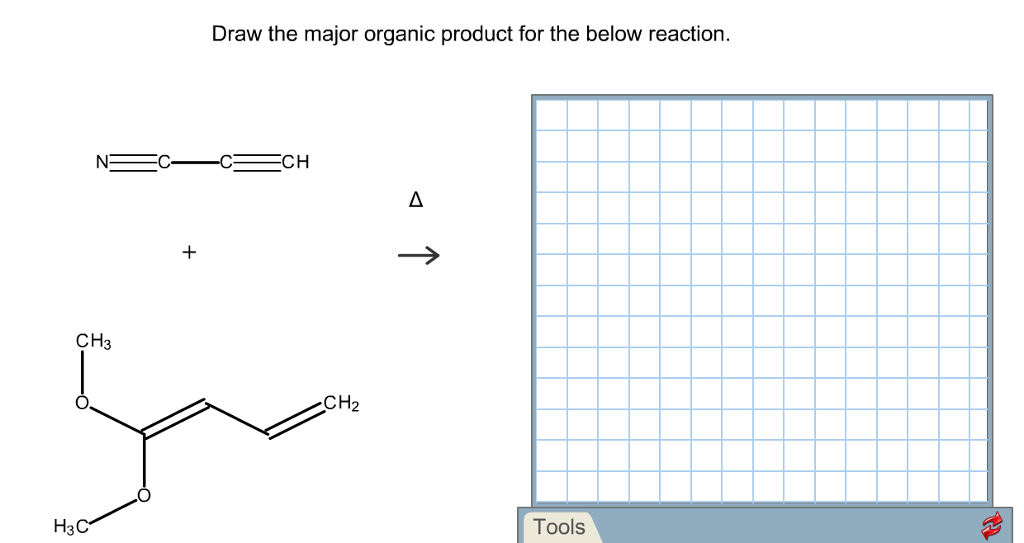 Solved Draw the major organic product for the below