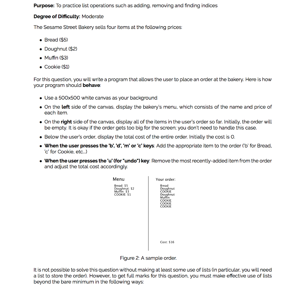 Solved Language: Python Program: Processing 3.0 | Chegg.com