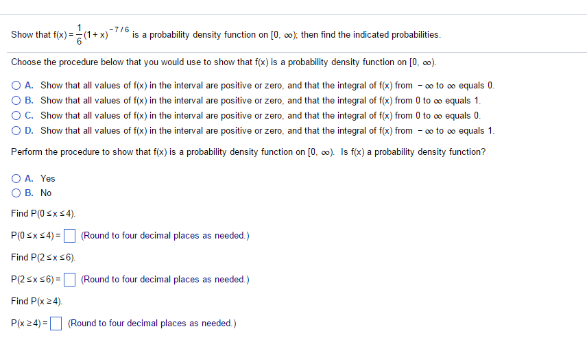 Solved If f(x) kx determine the value of k that makes f(x) a | Chegg.com