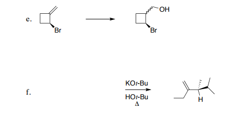 Solved (30 pts) (a) Complete the following reactions by | Chegg.com