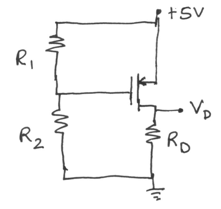 Solved Transistor in Saturation Design the circuit above