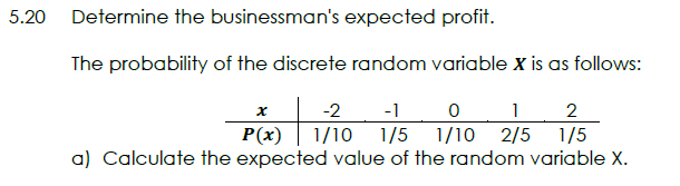 Solved b) obtain the variance of the random variable x c) | Chegg.com