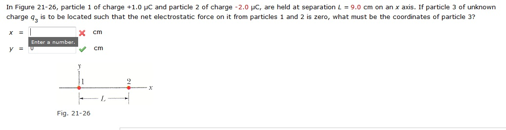 Solved In Figure 21-26, particle 1 of charge +1.0 mu C and | Chegg.com