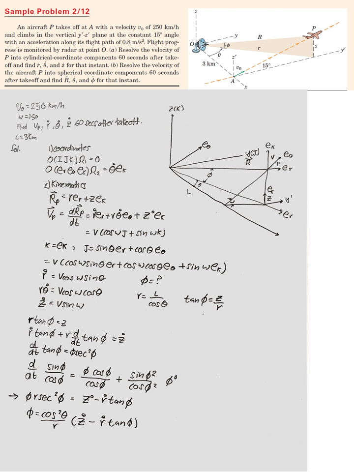 Solved This Is A Dynamics Problem. It Is Already Solved But | Chegg.com