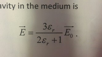 Solved A uniform electric field E is set up in a medium of | Chegg.com