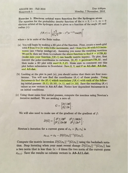 Solved Electron orbital wave function for the hydrogen atom | Chegg.com