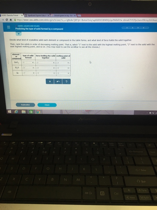 Decide what kind of crystalline solid each element or | Chegg.com