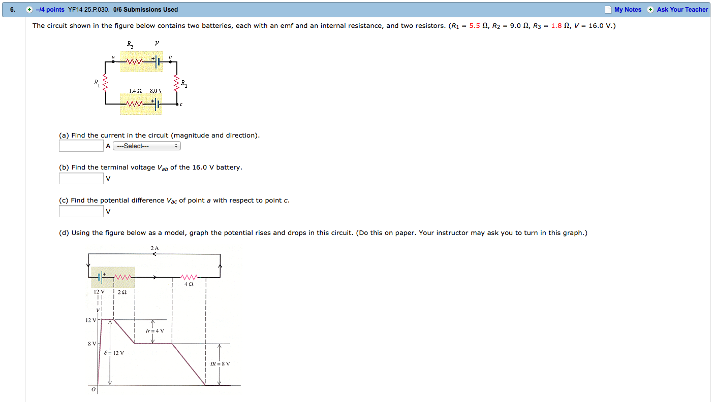 Solved The circuit shown in the figure below contains two | Chegg.com