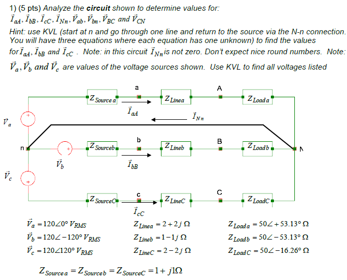 Solved Analyze The Circuit Shown To Determine Values For: I | Chegg.com