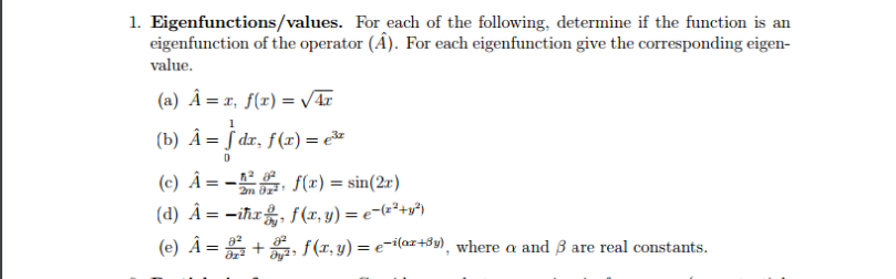 Solved For Each Of The Following Determine If The Function 9716