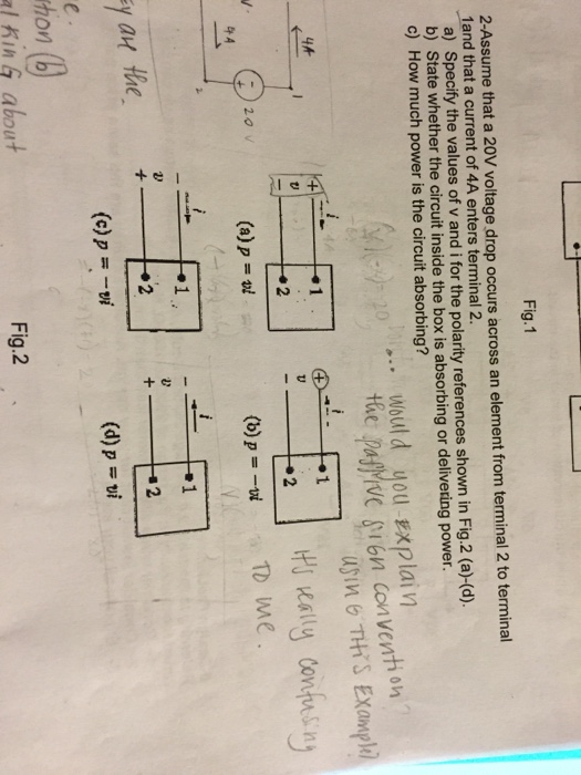 Solved Assume that a 20V voltage drop occurs across an