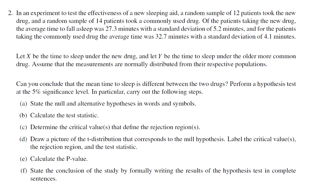 Solved 2. In an experiment to test the effectiveness of a | Chegg.com