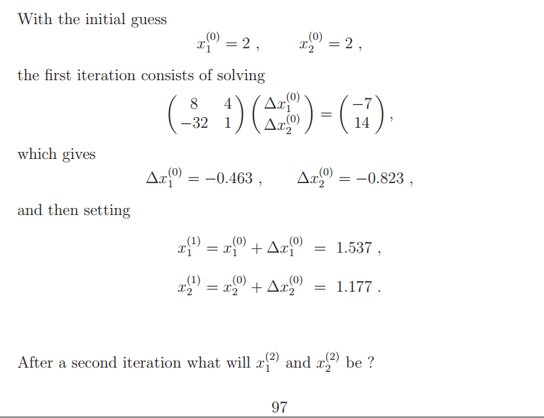 Numerical Math Problem Solved This question is about Numerical Mathematics and | Chegg.com