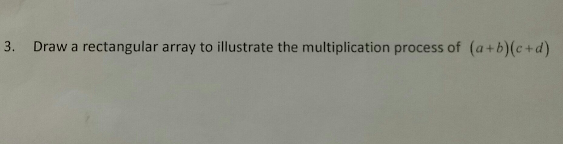 Solved 3. Draw a rectangular array to illustrate the | Chegg.com