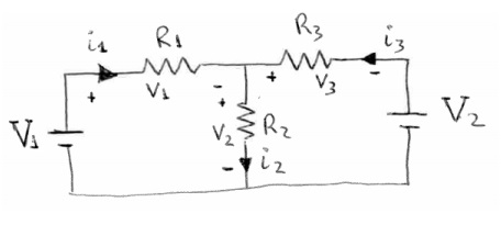 Solved Find i1, i2, and i3 in the following circuit, in | Chegg.com