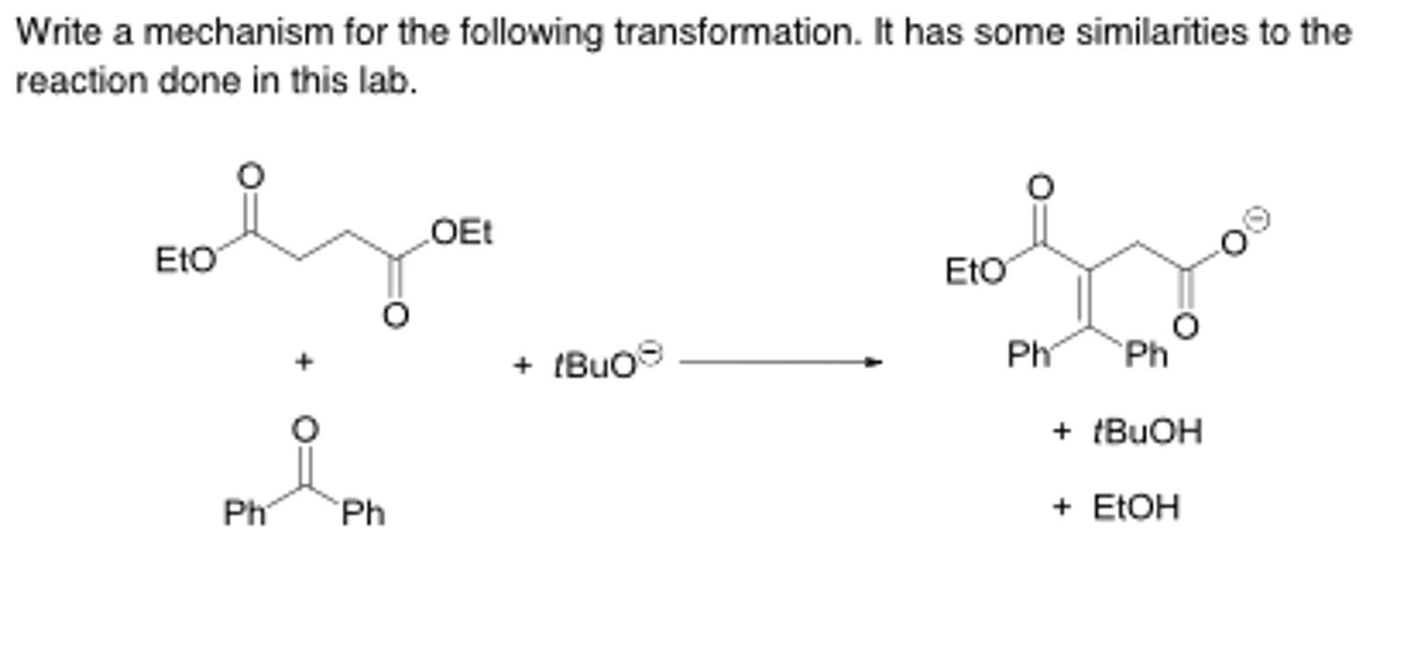 Solved Write A Mechanism For The Following Transformation Chegg Com