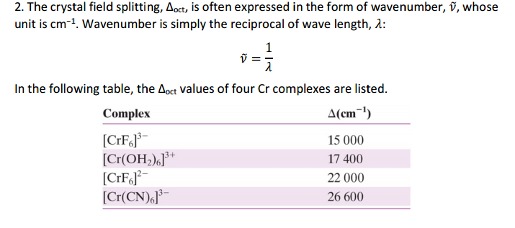 1-convert-the-four-oct-values-from-wavenumber-to-chegg