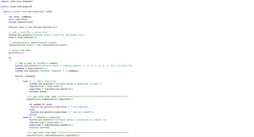 Solved I need help cleaning up and fixing the code I have | Chegg.com