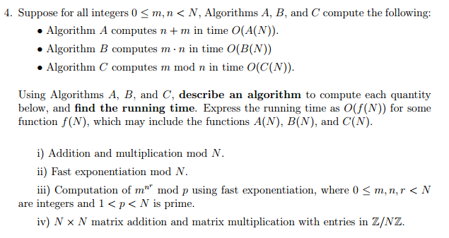 Find the Running time. | Chegg.com