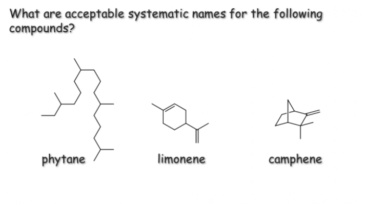 Solved What are acceptable systematic names for the | Chegg.com