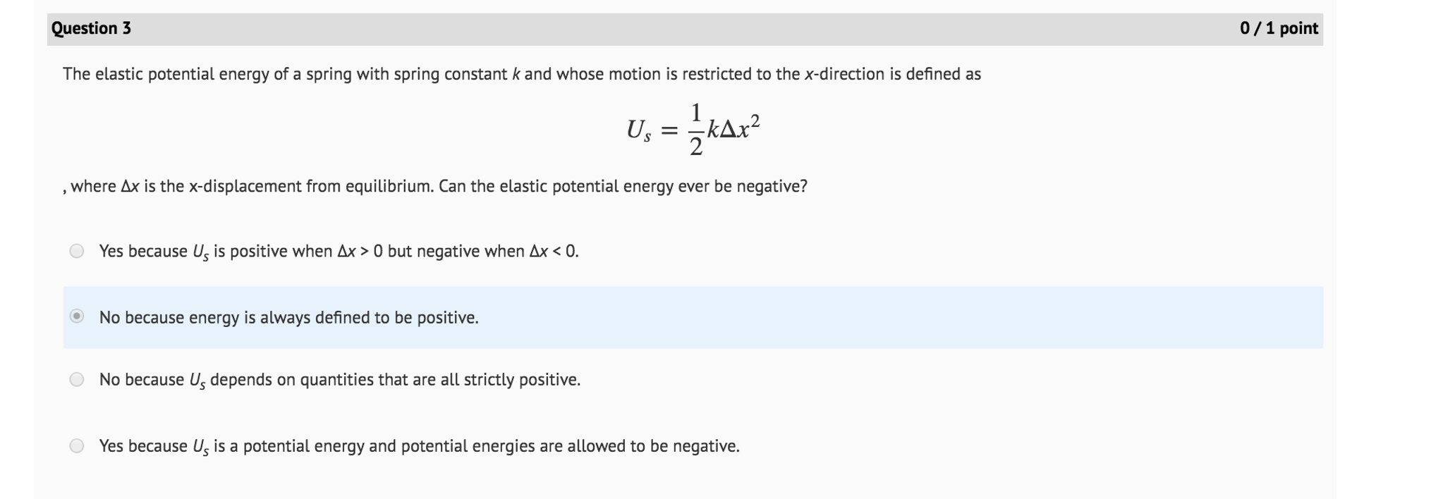 solved-the-elastic-potential-energy-of-a-spring-with-spring-chegg