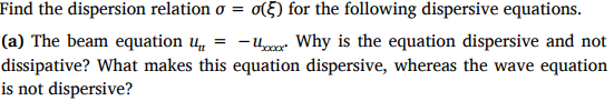 Find the dispersion relation σ = σ(E) for the | Chegg.com