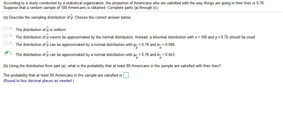 Solved According to a study conducted by a statistical | Chegg.com