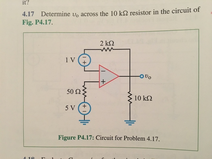 Solved Determine v_o across the 10 k Ohm resistor in the