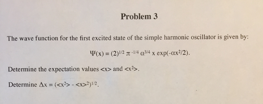 Solved The wave function for the first excited state of the | Chegg.com
