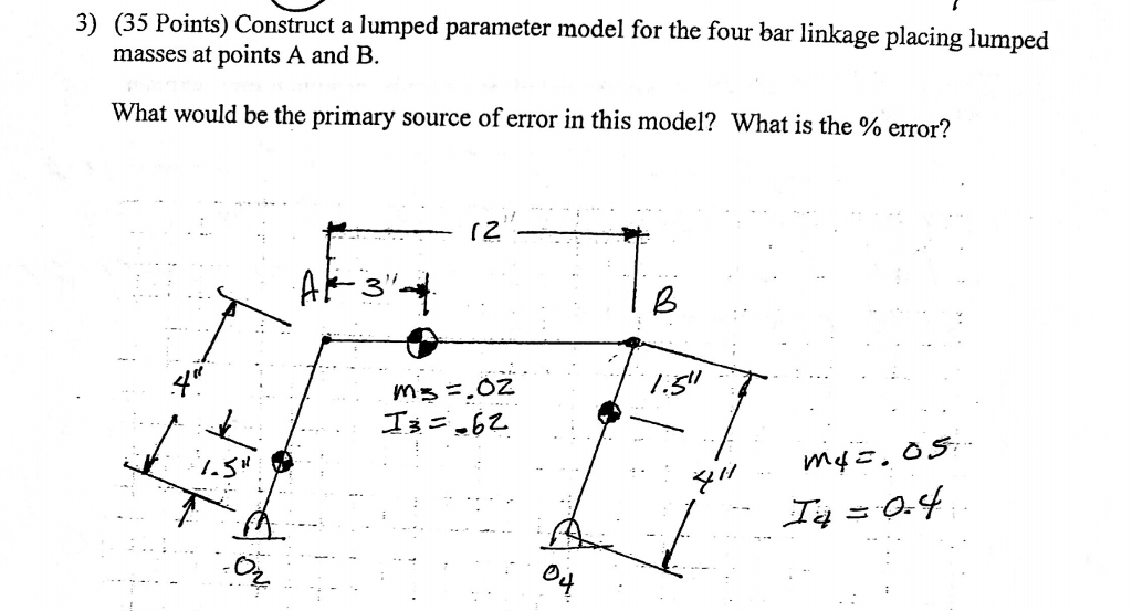 3) (35 Points) Construct a lumped parameter model for | Chegg.com