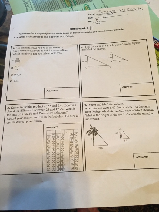 Solved I can determine if shapes figures are similar based | Chegg.com