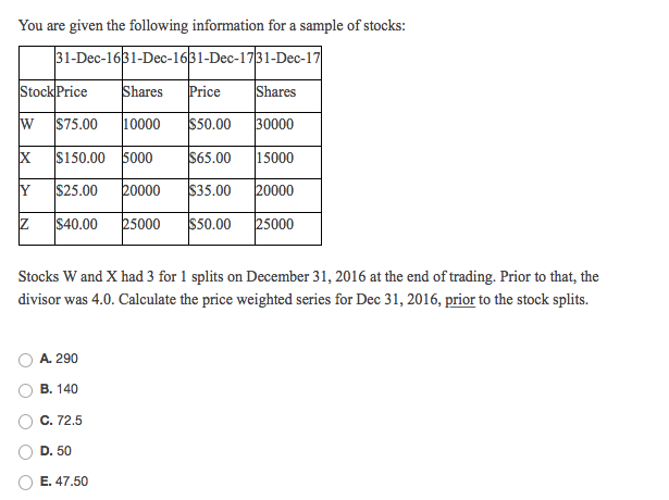Solved You are given the following information for a sample | Chegg.com