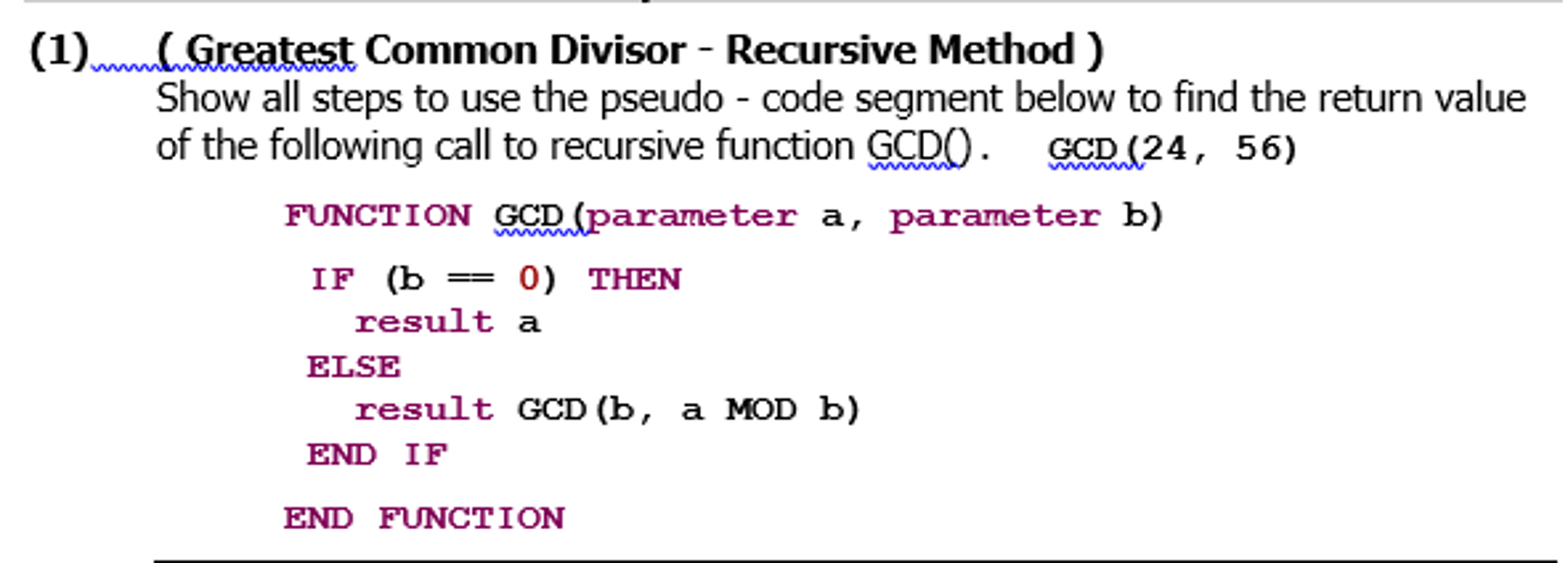 solved-greatest-common-divisor-recursive-method-chegg