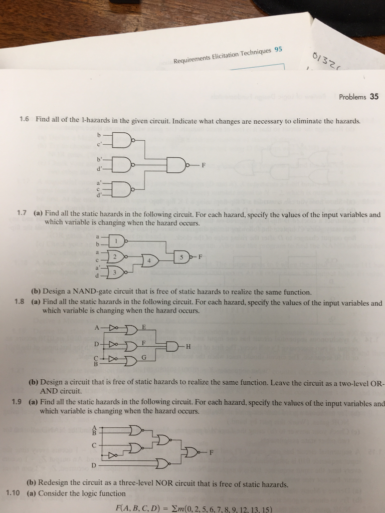 Solved 4133: Advanced Digital 34 Chapter 1 Review of logic | Chegg.com