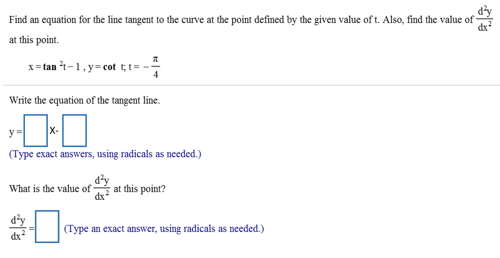 Solved Find An Equation For The Line Tangent To The Curve At | Chegg.com