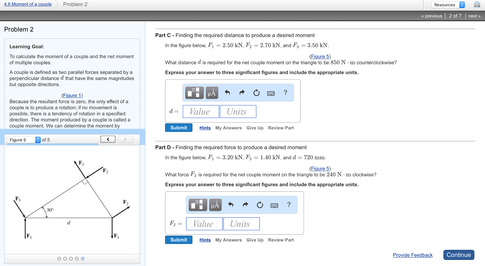 to-calculate-the-moment-of-a-couple-and-the-net-chegg